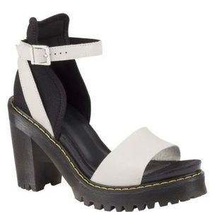 Rare vintage Dr Martin Madea Heels size US 5.  Gray/black.